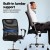 Artiss Mesh Office Chair Set of 2 - Mid Back, Black, Breathable Mesh, Adjustable Height, Chrome Base, 120kg Capacity