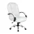 Artiss Executive Office Chair White PU Leather High Back Ergonomic Tilt Adjustable Swivel Chrome Base 120kg