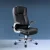 Artiss Kea Executive Office Chair Black PU Leather, High Back, Lumbar Support, Tilt, Retractable Armrests, 150kg