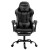 Artiss Comfy Gaming Office Chair - Grey PVC Leather, High-Back, Adjustable Height, Recliner with Footrest, 360° Swivel Artiss Comfy Gaming Office Chair - Grey PVC Leather, High-Back, Adjustable Height, Recliner with Footrest, 360° Swivel