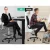 Artiss Black Drafting Stool Office Chair - Breathable Fabric, Adjustable Height & Footrest, 360° Swivel, Dual Castors Artiss Black Drafting Stool Office Chair - Breathable Fabric, Adjustable Height & Footrest, 360° Swivel, Dual Castors