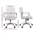 Artiss White PU Leather Office Chair with Mid-Back, Adjustable Height, Chrome Base, and Padded Armrests Artiss White PU Leather Office Chair with Mid-Back, Adjustable Height, Chrome Base, and Padded Armrests