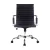 Artiss Office Chair - Mid Back PU Leather, 360° Swivel, Height & Tilt Adjustable, Chrome Base, Black Conference Seating