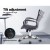 Artiss Office Chair - Mid Back PU Leather, 360° Swivel, Height & Tilt Adjustable, Chrome Base, Black Conference Seating