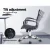 Artiss Office Chair - Mid Back PU Leather, 360° Swivel, Height & Tilt Adjustable, Chrome Base, Black Conference Seating