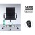 Artiss Office Chair - Mid Back PU Leather, 360° Swivel, Height & Tilt Adjustable, Chrome Base, Black Conference Seating
