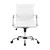 Artiss Office Chair White PU Leather Mid Back Conference Chair with Chrome Base, Height & Tilt Adjustable, 360° Swivel Artiss Office Chair White PU Leather Mid Back Conference Chair with Chrome Base, Height & Tilt Adjustable, 360° Swivel