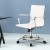 Artiss Office Chair White PU Leather Mid Back Conference Chair with Chrome Base, Height & Tilt Adjustable, 360° Swivel Artiss Office Chair White PU Leather Mid Back Conference Chair with Chrome Base, Height & Tilt Adjustable, 360° Swivel