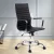 Artiss High Back Office Chair - Black PU Leather, 360° Swivel, Adjustable Height & Tilt, Chrome Base, Built-in Rack