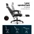 Artiss Mesh Office Chair Recliner, Black, Adjustable Headrest, 150° Recline, Breathable, Ergonomic Design