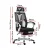 Artiss Mesh Office Chair Recliner, Black and White, High-Back, Adjustable, Breathable, 150° Recline, Ergonomic Design