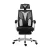 Artiss Mesh Office Chair Recliner, Black and White, High-Back, Adjustable, Breathable, 150° Recline, Ergonomic Design