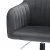 Artiss Office Chair Velvet Seat Dark Grey, Mid Back Ergonomic Design, Adjustable Height, 63x63x84-96cm, 150kg Capacity
