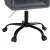 Artiss Office Chair Velvet Seat Dark Grey, Mid Back Ergonomic Design, Adjustable Height, 63x63x84-96cm, 150kg Capacity