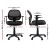 Artiss 2x Mesh Office Chair Black, Ergonomic Mid Back, Adjustable Height, Armrests, 50x48x86-96cm, Home Office Artiss 2x Mesh Office Chair Black, Ergonomic Mid Back, Adjustable Height, Armrests, 50x48x86-96cm, Home Office
