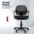 Artiss 2x Mesh Office Chair Black, Ergonomic Mid Back, Adjustable Height, Armrests, 50x48x86-96cm, Home Office Artiss 2x Mesh Office Chair Black, Ergonomic Mid Back, Adjustable Height, Armrests, 50x48x86-96cm, Home Office