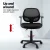 Artiss 2x Mesh Office Chair Black, Ergonomic Mid Back, Adjustable Height, Armrests, 50x48x86-96cm, Home Office
