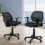 Artiss 2x Mesh Office Chair Black, Ergonomic Mid Back, Adjustable Height, Armrests, 50x48x86-96cm, Home Office Artiss 2x Mesh Office Chair Black, Ergonomic Mid Back, Adjustable Height, Armrests, 50x48x86-96cm, Home Office