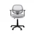 Artiss Mesh Office Chair Grey, Mid Back Ergonomic Computer Desk Chair with Lumbar Support, Adjustable Height, 50x48cm