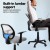 Artiss 2x Mesh Office Chair Grey, Mid Back, Adjustable Height, Lumbar Support, Ergonomic Desk Chair, 50x48x86-96cm Artiss 2x Mesh Office Chair Grey, Mid Back, Adjustable Height, Lumbar Support, Ergonomic Desk Chair, 50x48x86-96cm