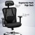 Artiss Ergonomic Office Chair, Mesh, High Back, Black, Adjustable Recline, 3D Armrests, 360° Swivel, Chrome Base Artiss Ergonomic Office Chair, Mesh, High Back, Black, Adjustable Recline, 3D Armrests, 360° Swivel, Chrome Base
