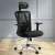 Artiss Ergonomic Office Chair, Mesh, High Back, Black, Adjustable Recline, 3D Armrests, 360° Swivel, Chrome Base