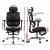 Artiss Ergonomic High Back Office Chair with Footrest, Mesh Material, Adjustable, Black, 135kg Capacity, 1-Year Warranty