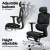 Artiss Ergonomic High Back Office Chair with Footrest, Mesh Material, Adjustable, Black, 135kg Capacity, 1-Year Warranty