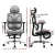 Artiss Ergonomic High Back Office Chair with Footrest, Mesh, Adjustable, Grey, 135kg Capacity, 360° Swivel