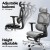 Artiss Ergonomic High Back Office Chair with Footrest, Mesh, Adjustable, Grey, 135kg Capacity, 360° Swivel