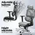 Artiss Ergonomic High Back Office Chair with Footrest, Mesh, Adjustable, Grey, 135kg Capacity, 360° Swivel