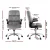 Artiss Office Chair Grey Velvet Mid-Back Ergonomic Desk Chair with Armrests, Height Adjustable, 150kg Capacity