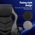 Artiss Gaming Office Chair, PU Leather & Mesh, Grey, Ergonomic High-Back, Adjustable Height, 360° Swivel