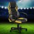 Artiss Gaming Office Chair Yellow High Back Racing Style PU Leather Mesh, Adjustable Height, 150kg Capacity