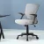 Artiss Mesh Office Chair, Mid Back, Grey, 66x66x86-96cm, Ergonomic, Adjustable Lumbar Support, Flip-Up Armrests