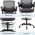 Artiss Mesh Drafting Office Chair Grey – Ergonomic Adjustable Stool with Flip-Up Arms, Footrest & Chrome Base