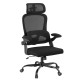 Artiss Ergonomic Office Chair Black Mesh, High-Back, Adjustable Lumbar, 3D Armrests, 68x68x114-122cm, 150kg Capacity