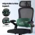 Artiss Ergonomic Office Chair Black Mesh, High-Back, Adjustable Lumbar, 3D Armrests, 68x68x114-122cm, 150kg Capacity