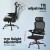 Artiss Ergonomic Office Chair Black Mesh, High-Back, Adjustable Lumbar, 3D Armrests, 68x68x114-122cm, 150kg Capacity