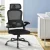 Artiss Ergonomic Office Chair Black Mesh, High-Back, Adjustable Lumbar, 3D Armrests, 68x68x114-122cm, 150kg Capacity