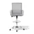 Artiss White Mesh Drafting Chair - Ergonomic Design, Adjustable Height, 360° Swivel, Chrome Base, for Office & Studio