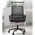 Artiss Mesh Office Chair Black Mid Back Ergonomic Computer Gaming Desk Chair with Adjustable Height and Armrests