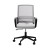 Artiss Mesh Office Chair Grey Mid Back Ergonomic Computer Gaming Desk Chair Height Adjustable with Armrest and Wheels