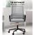 Artiss Mesh Office Chair Grey Mid Back Ergonomic Computer Gaming Desk Chair Height Adjustable with Armrest and Wheels