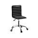 Artiss Black PU Leather Office Chair - Low Back, Adjustable Height, 360° Swivel, Metal Base, Padded Seat, 150kg Capacity Artiss Black PU Leather Office Chair - Low Back, Adjustable Height, 360° Swivel, Metal Base, Padded Seat, 150kg Capacity
