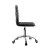 Artiss Black PU Leather Office Chair - Low Back, Adjustable Height, 360° Swivel, Metal Base, Padded Seat, 150kg Capacity