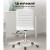 Artiss White PU Leather Office Chair, Low Back Design with 360° Rotation, Height Adjustable, 5-Wheel Metal Base Artiss White PU Leather Office Chair, Low Back Design with 360° Rotation, Height Adjustable, 5-Wheel Metal Base