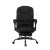 Artiss Executive Office Chair with Fabric Seat, Footrest, 135° Recline, 360° Swivel, Adjustable Height, Black