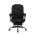 Artiss Executive Office Chair with Fabric Seat, Footrest, 135° Recline, 360° Swivel, Adjustable Height, Black