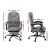 Artiss Executive Office Chair with Fabric Seat, High Back, Footrest, 360° Swivel, Recline, Grey, 120kg Capacity Artiss Executive Office Chair with Fabric Seat, High Back, Footrest, 360° Swivel, Recline, Grey, 120kg Capacity